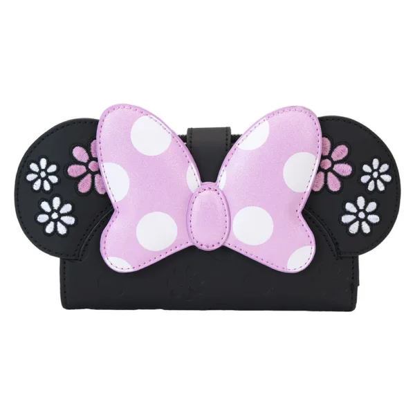 Loungefly Disney Minnie Floral Rock the Dots wallet