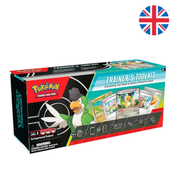 English Pokemon Trainer's Toolkit collectible card game case