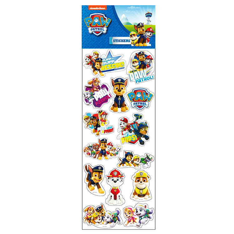 Stickers in relief Paw Patrol