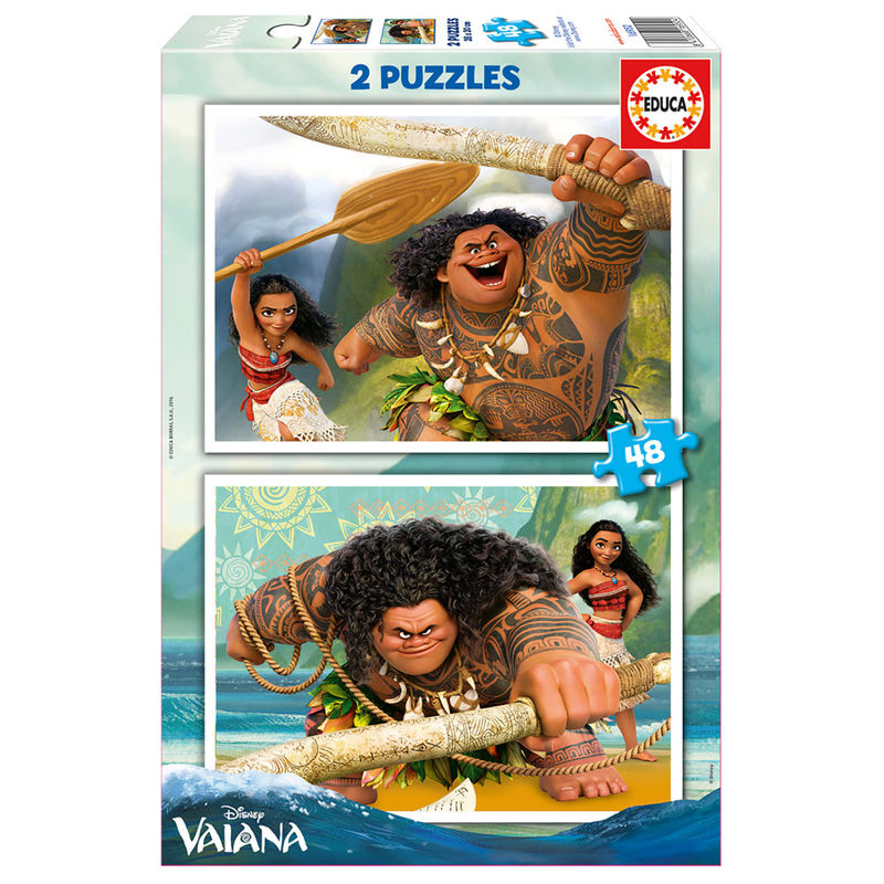 Disney Vaiana puzzle 2x48pcs