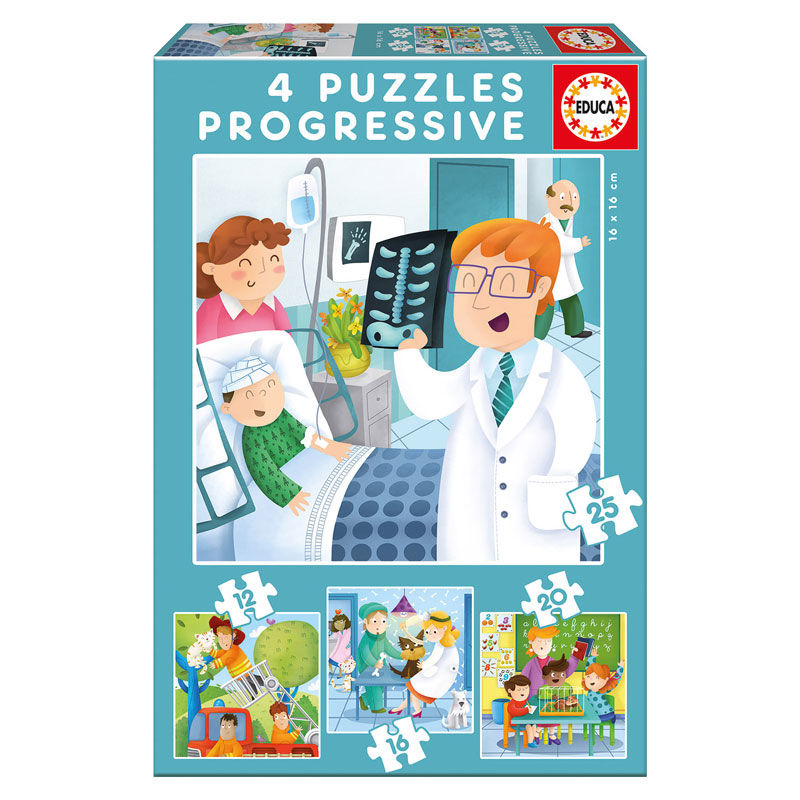 When I Grow Up I Want to Be Progressive puzzle 12-16-20-25pcs