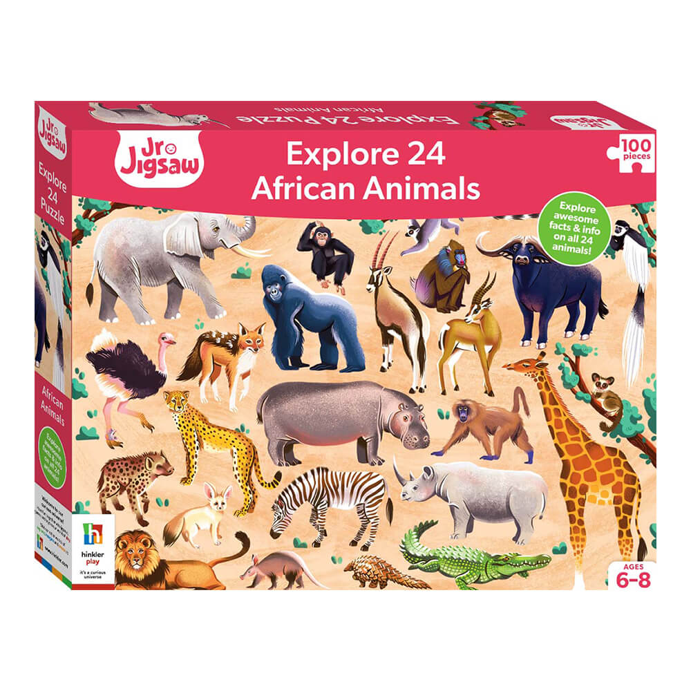 Junior Jigsaw Explore 24: African Animals