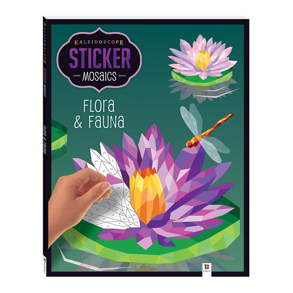 Kaleidoscope Sticker Mosaic: Flora and Fauna