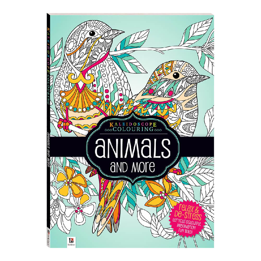 Kaleidoscope Colouring Book 96pp: Animals and More