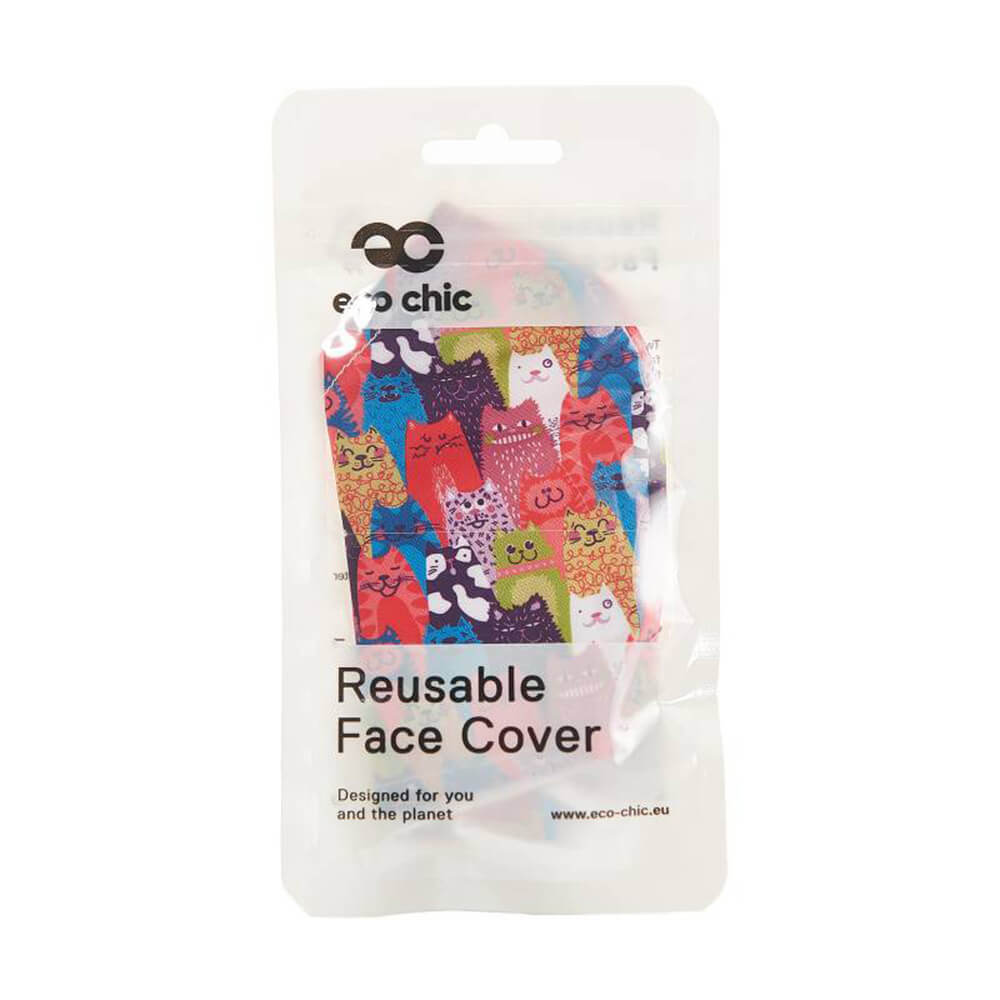 Stacking Cats Face Cover