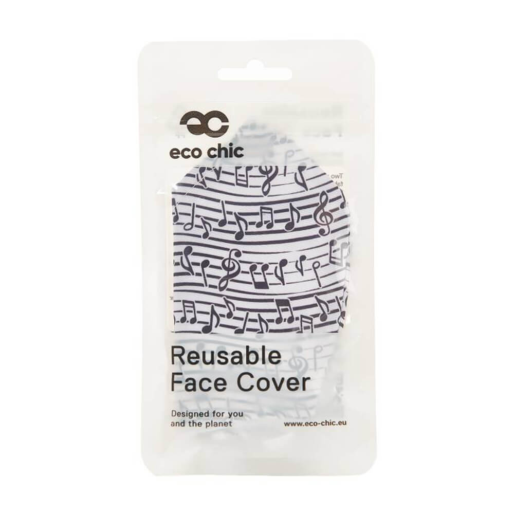 White Music Face Cover