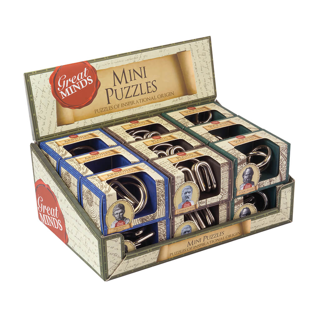 Mini Great Minds Metal Puzzles Collection