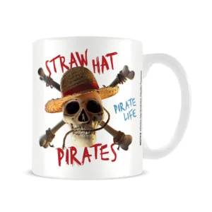 One Piece Live Action (Straw Hat Pirate Emblem) White Pod Mug