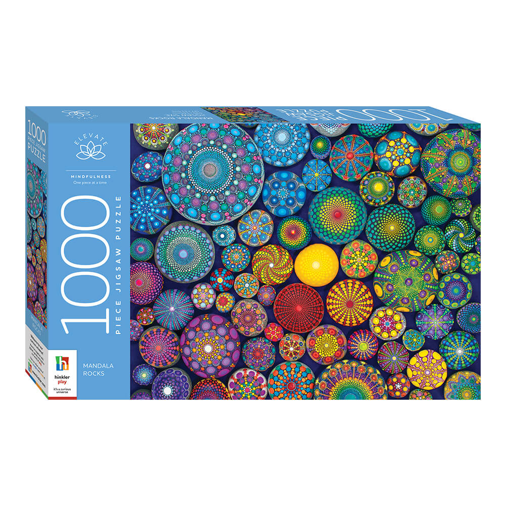 Mindfulness Elevate Jigsaws: Mandala Rocks