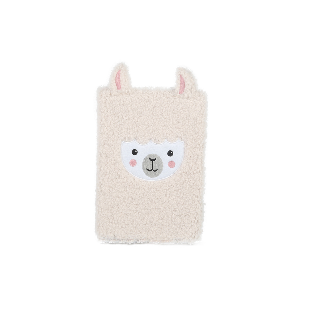 Llama A5 Plush Lined Notebook