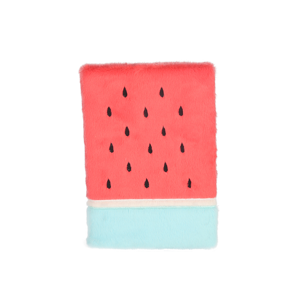 Watermelon A5 Plush Lined Notebook