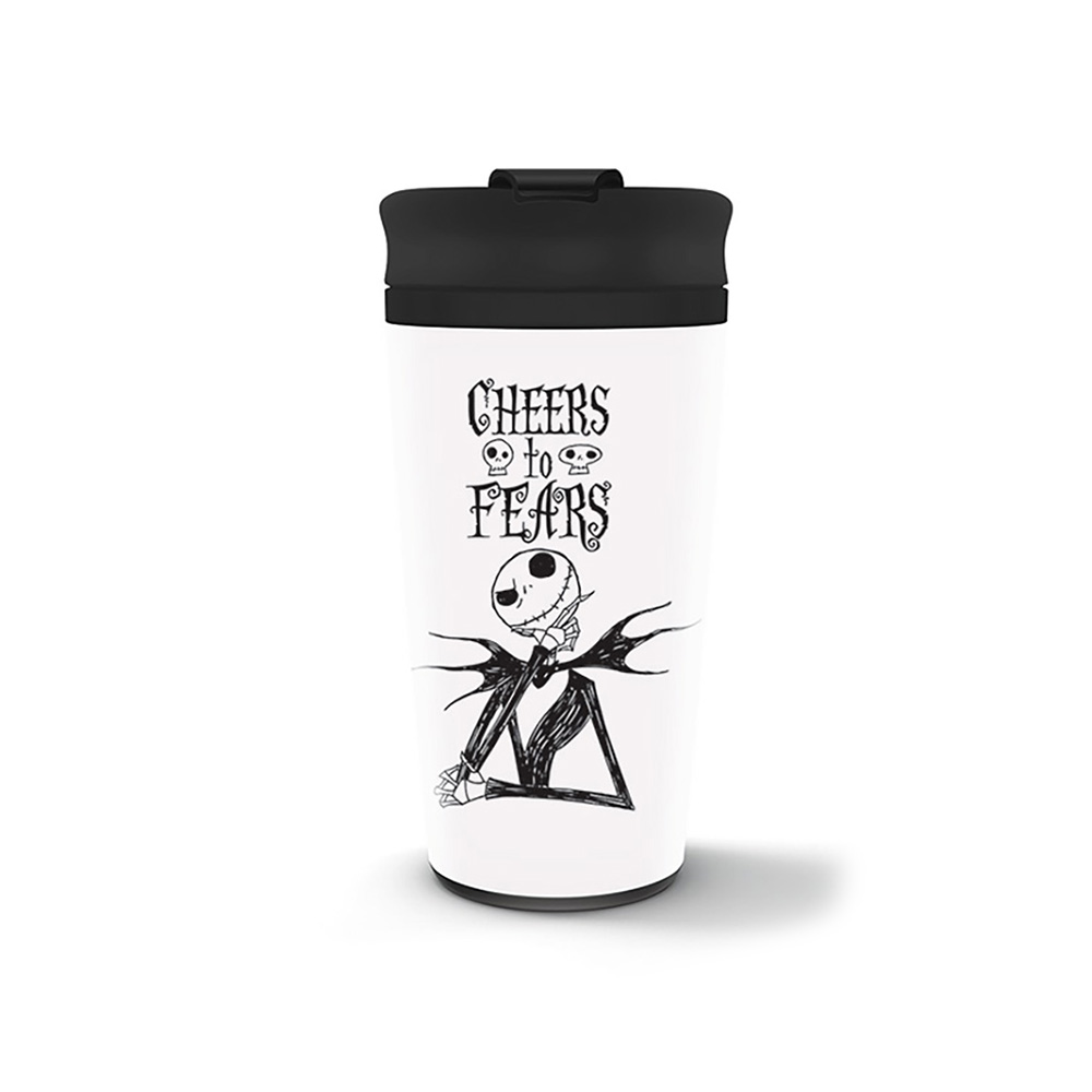 Nightmare Before Christmas (Cheers To Fears) Metal Travel Mug (450 ml)