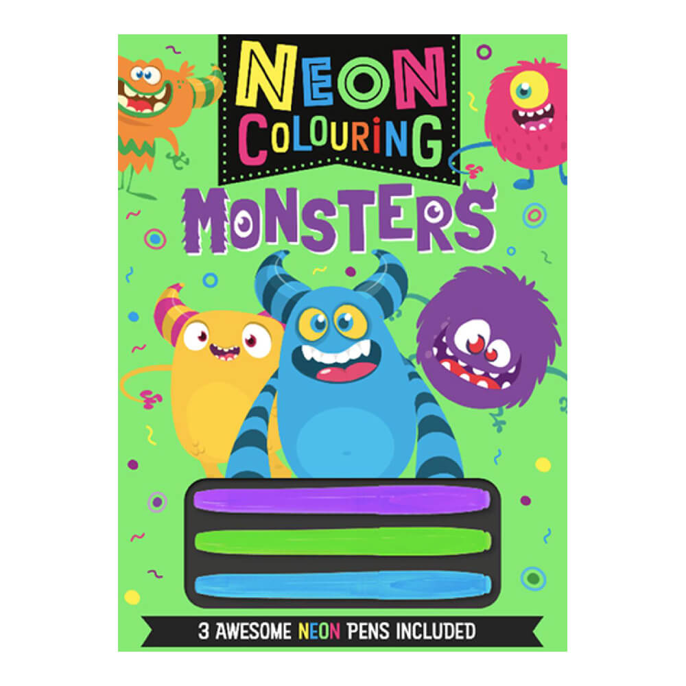 Neon Colouring 8: Monsters