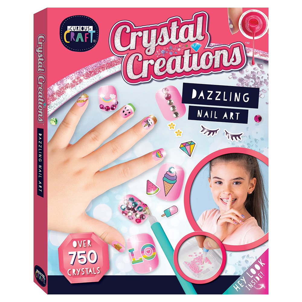 Curious Craft Crystal Creations: Dazzling Nail Art