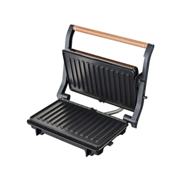 Τοστιέρα Panini PRPT-40492 Primo Αντικολλητικές πλάκες 1000W Wooden-Μαύρη - Image 2