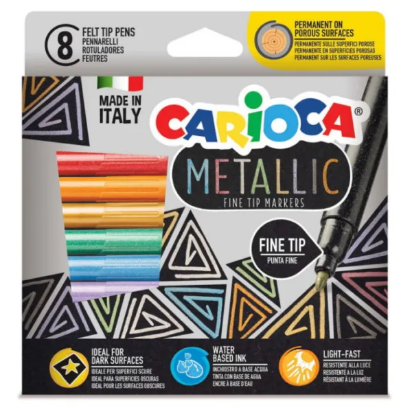 CARIOCA ΜΑΡΚΑΔΟΡΟΙ METALLIC (8ΧΡ)