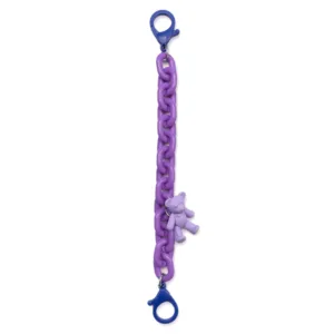 Color Chain (rope) colorful chain phone holder pendant for backpack wallet purple