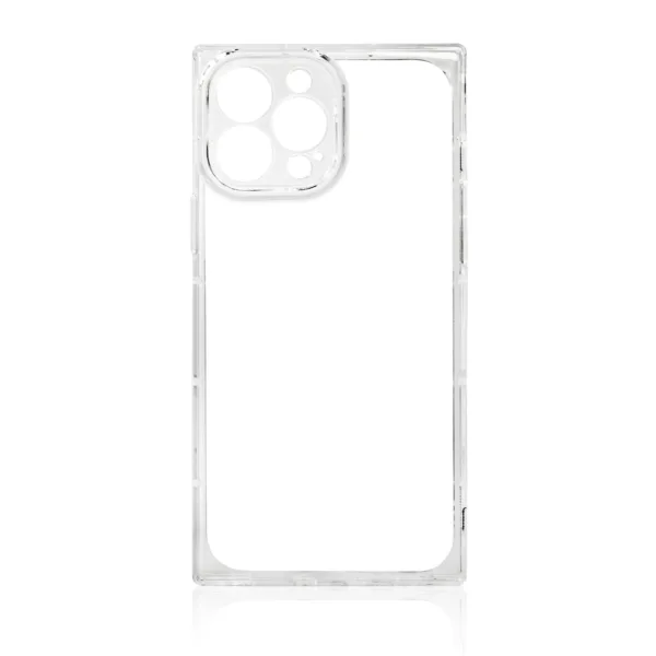 Square Clear Case case for iPhone 13 Pro Max transparent gel cover