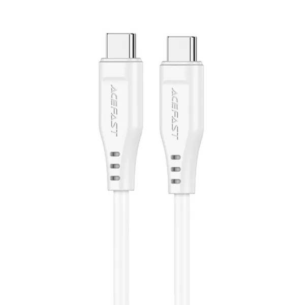 Acefast C3-03 USB-C - USB-C PD QC cable 60W 3A 480Mb/s 1.2m - white