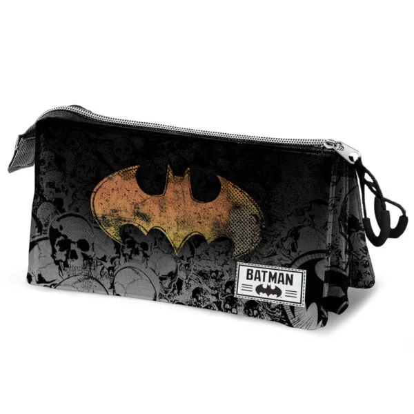 DC Comics Batman Skulls triple pencil case