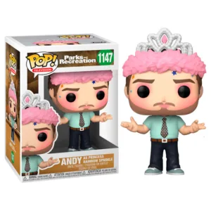 POP figure Parks and Rec Andy as Princess Rainbow Sparkle