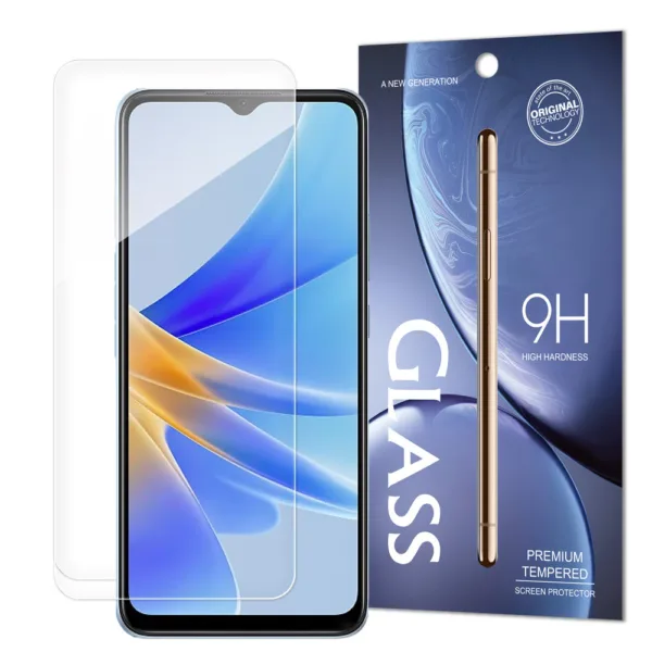 Standard Tempered Glass Envelope tempered glass for Oppo A17 9H