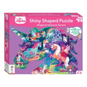 Magical Unicorn Forest Shiny Shaped Puzzle