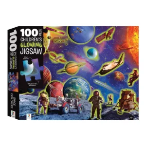 Touch and Feel: Space Explorers Glowing 100  Piece Jigsaw