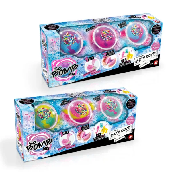 So Bomb DIY 3-Pack Bath Bomb Kit Cosmic Για 6+ Χρονών