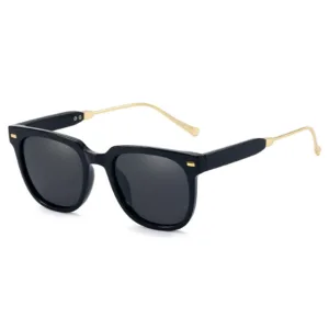 Techsuit - Sunglasses Polarised PC (MM95837) - UV Protection - Bright Black / Gold