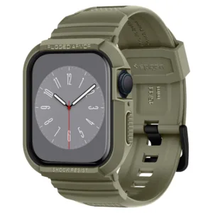 Spigen - Rugged Armor Pro - Apple Watch 4/5/6/7/8/9/SE/SE 2 (44/45mm) - Vintage Khaki