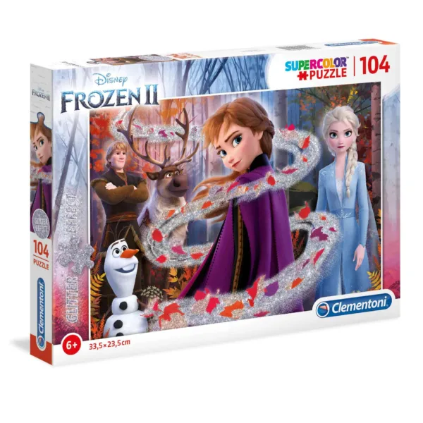 Clementoni Παιδικό Παζλ Super Color Glitter Frozen 2 104 τμχ