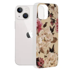 Techsuit - Marble Series - iPhone 13 Mini - Mary Berry Nude