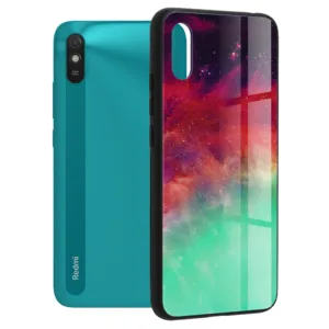 Techsuit - Glaze Series - Xiaomi Redmi 9A / Redmi 9AT - Fiery Ocean