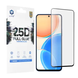 Lito - 2.5D FullGlue Glass - Honor X8 4G / X8a - Black