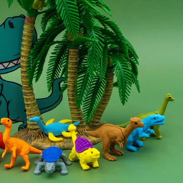 Fancy Eraser Set: Dinosaurs - Image 2