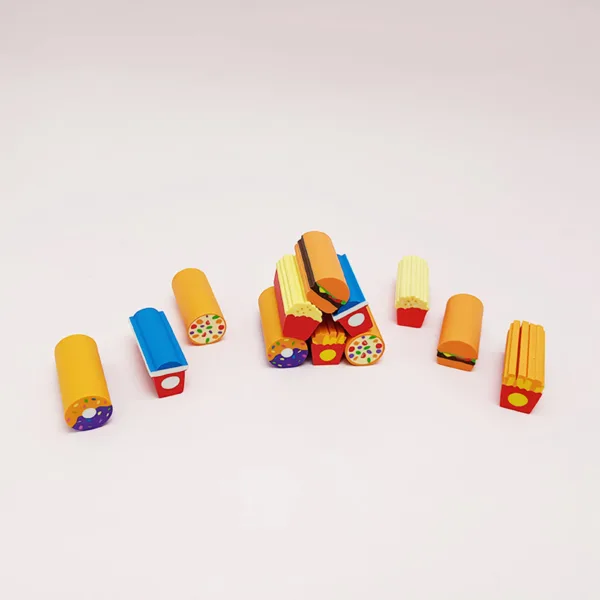 Fancy Eraser Set: Fastfood - Image 2