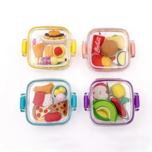 Fancy Erasers in Lunchbox: Picnic