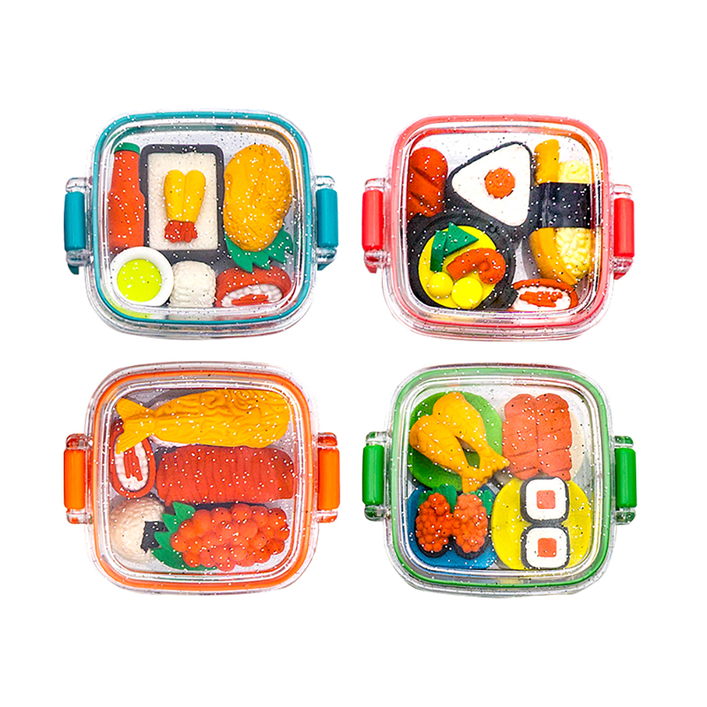 Fancy Erasers in Lunchbox: Sushi