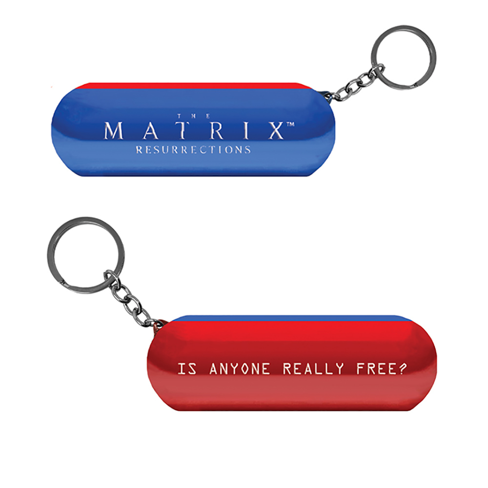 The Matrix (Red And Blue Pill) 3D Keychain