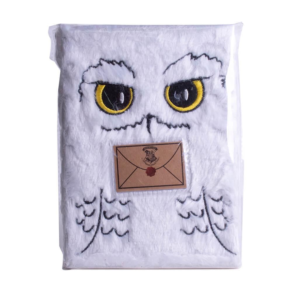 Harry Potter A5 Plush Hedwig Notebook