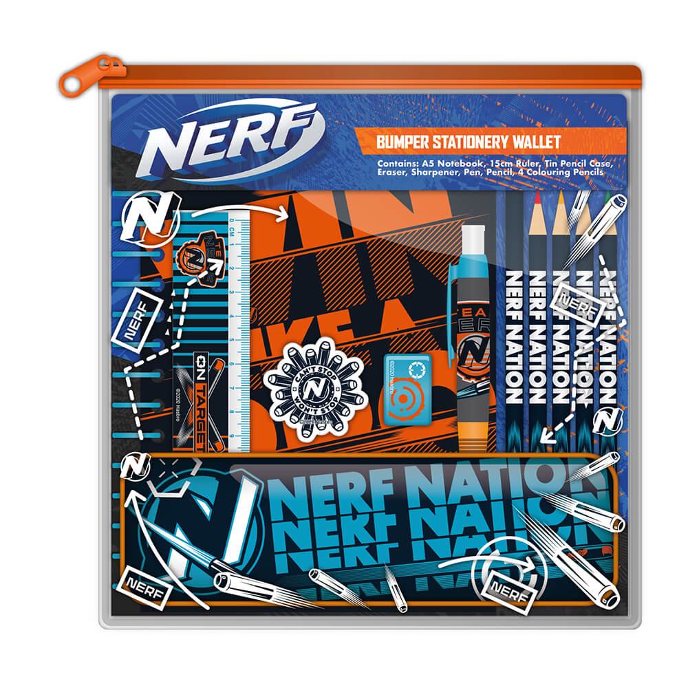 Nerf Bumper Stationery Set