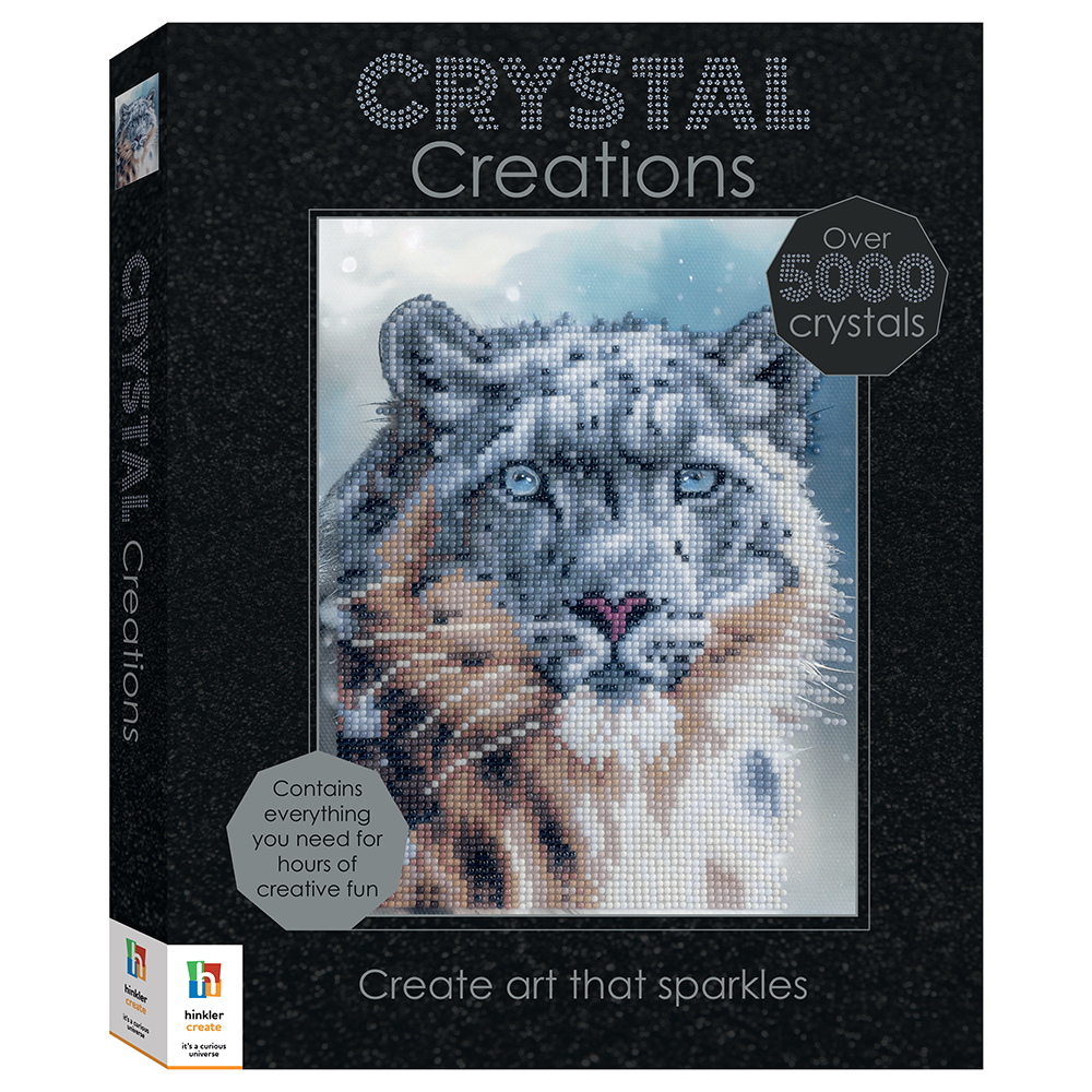 Crystal Creations : Wild Snow Leopard