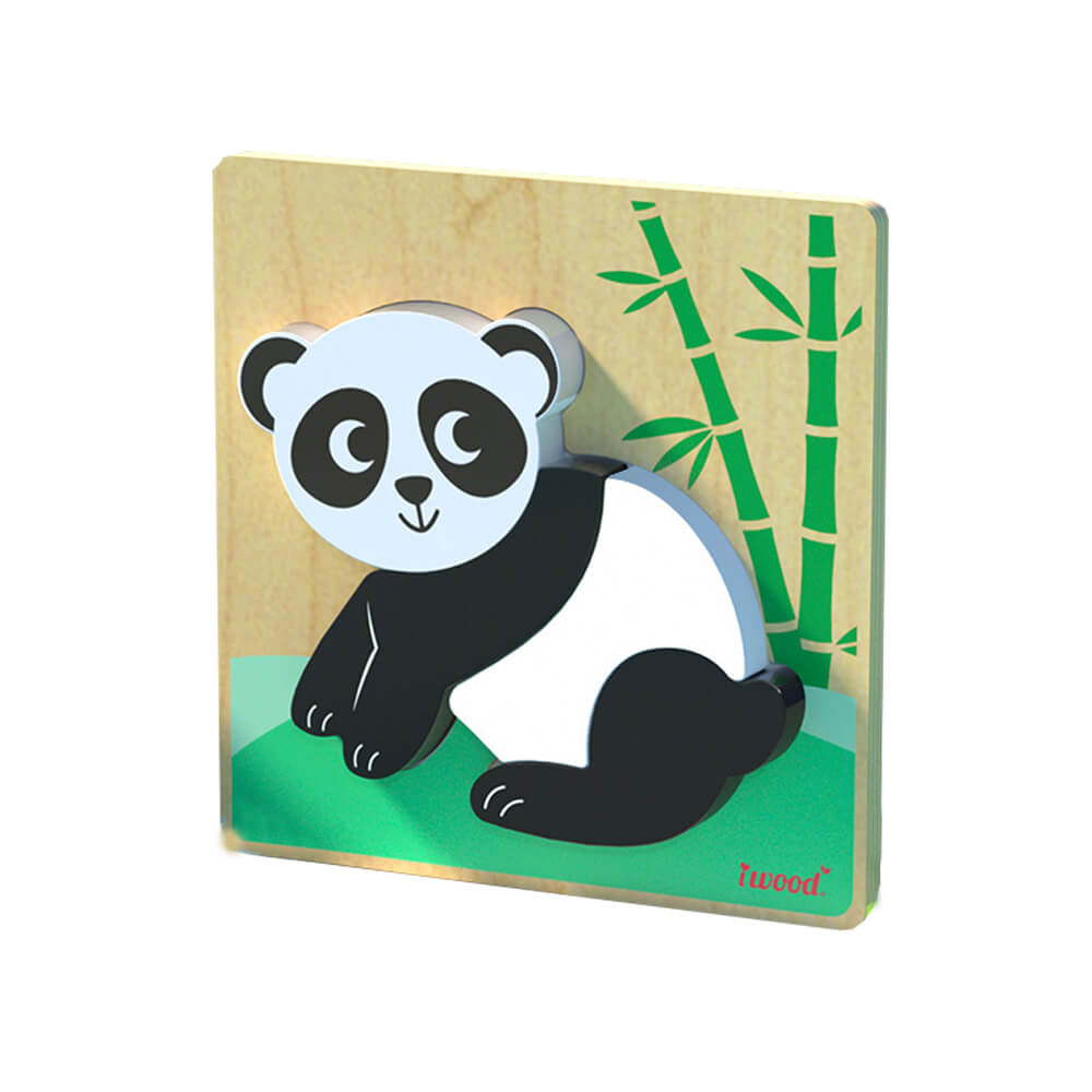 Wooden Jigsaw Puzzle-Panda