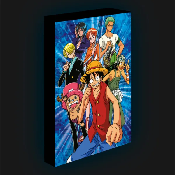 One Piece Luffy With Friends - Light Canvas (Luffy's Crew) 30x40cm - Image 2